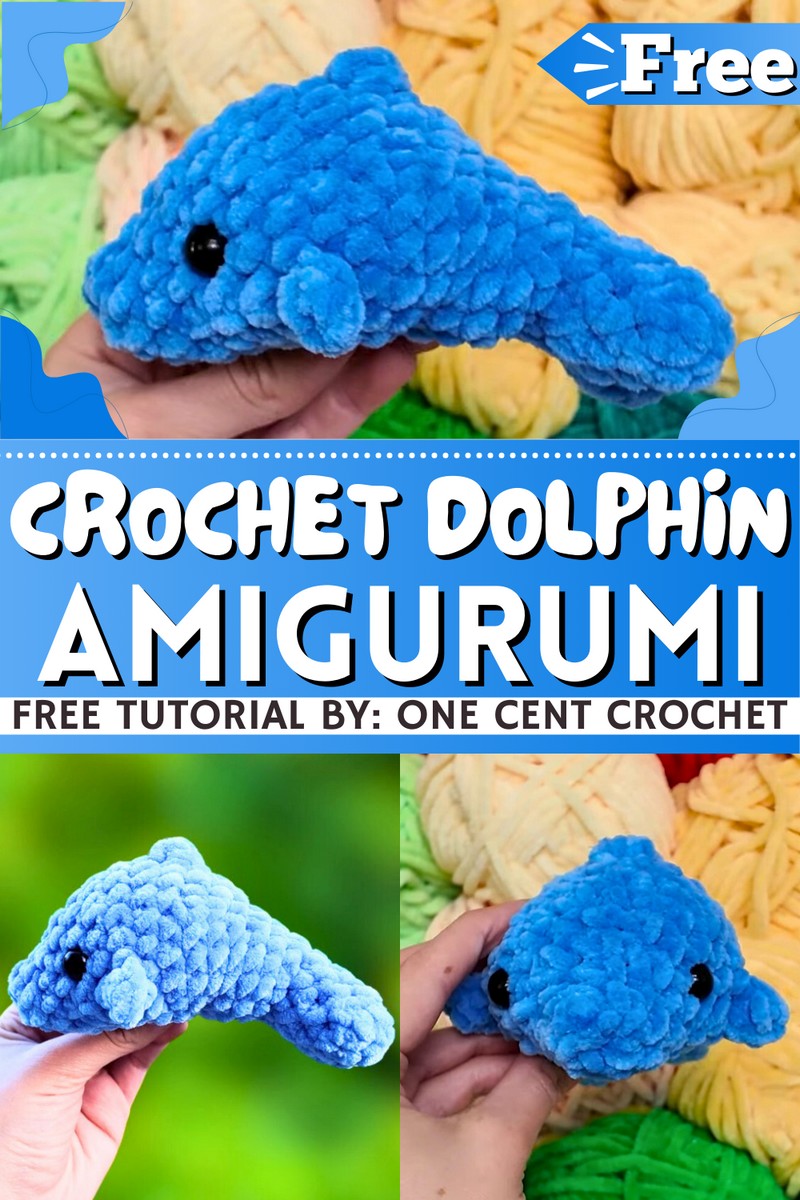 How To Crochet Dolphin Amigurumi