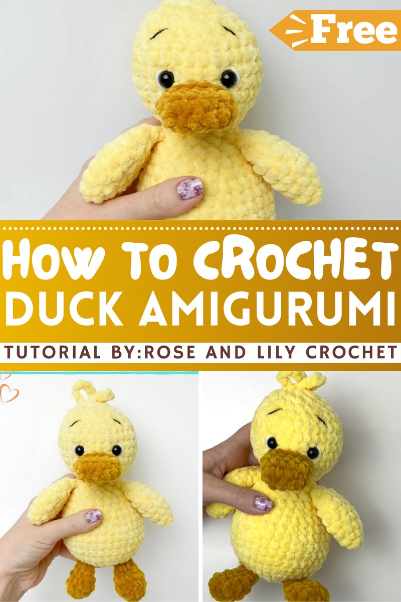 How To Crochet Easy Duck Amigurumi