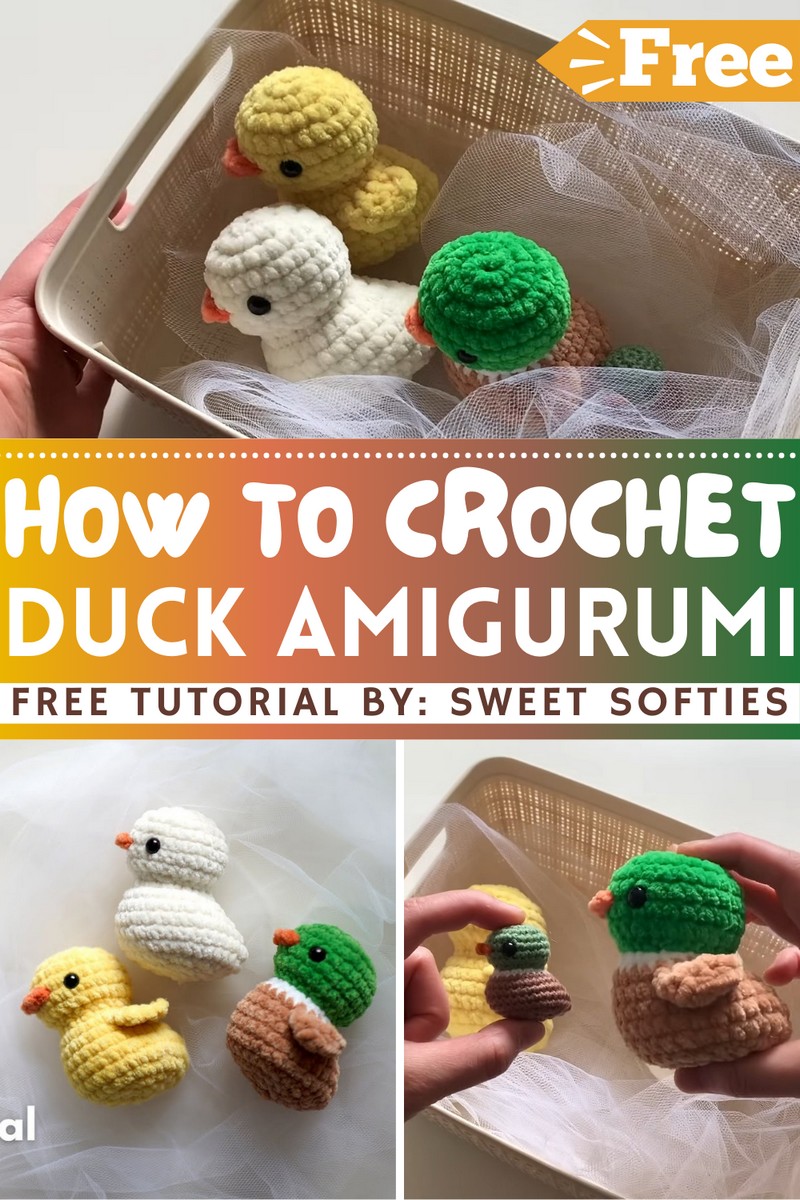 How To Crochet Duck Amigurumi