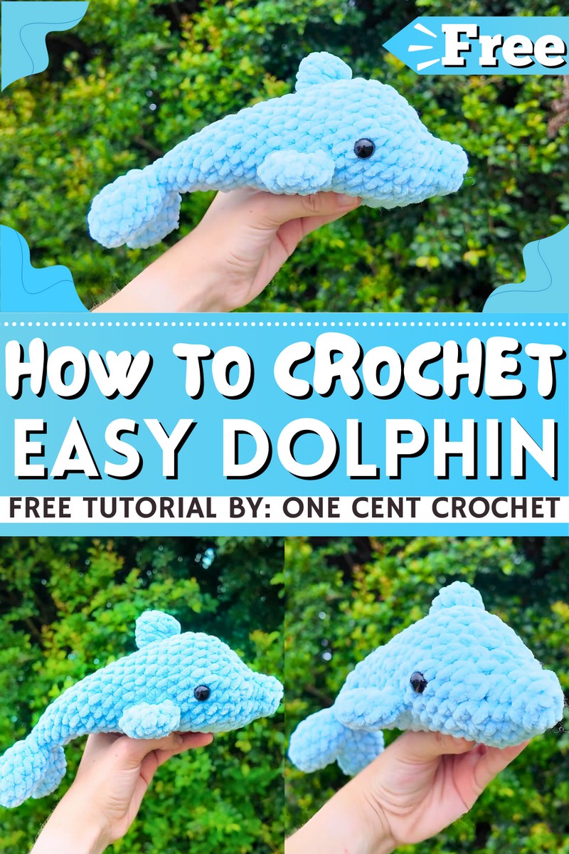 How To Crochet Easy Dolphin