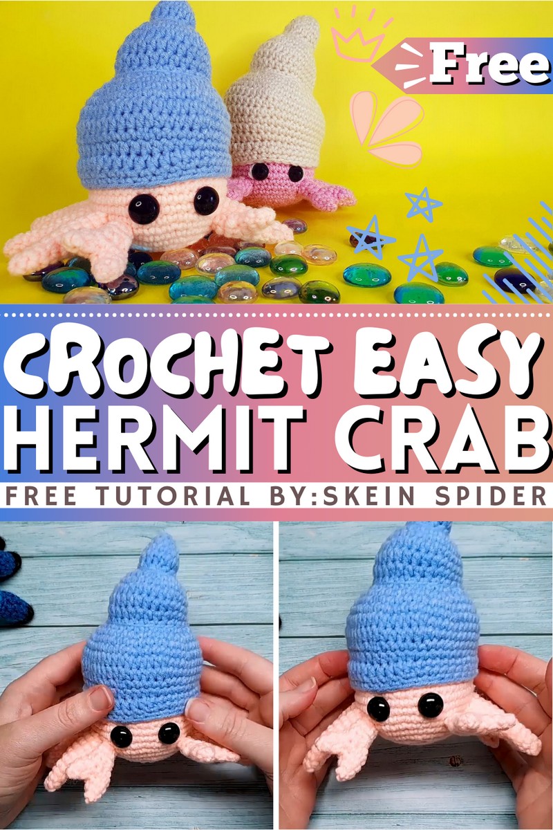 How To Crochet Easy Hermit Crab