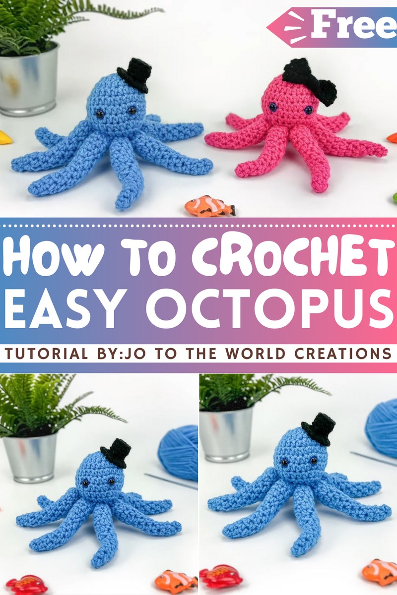 How To Crochet Easy Octopus