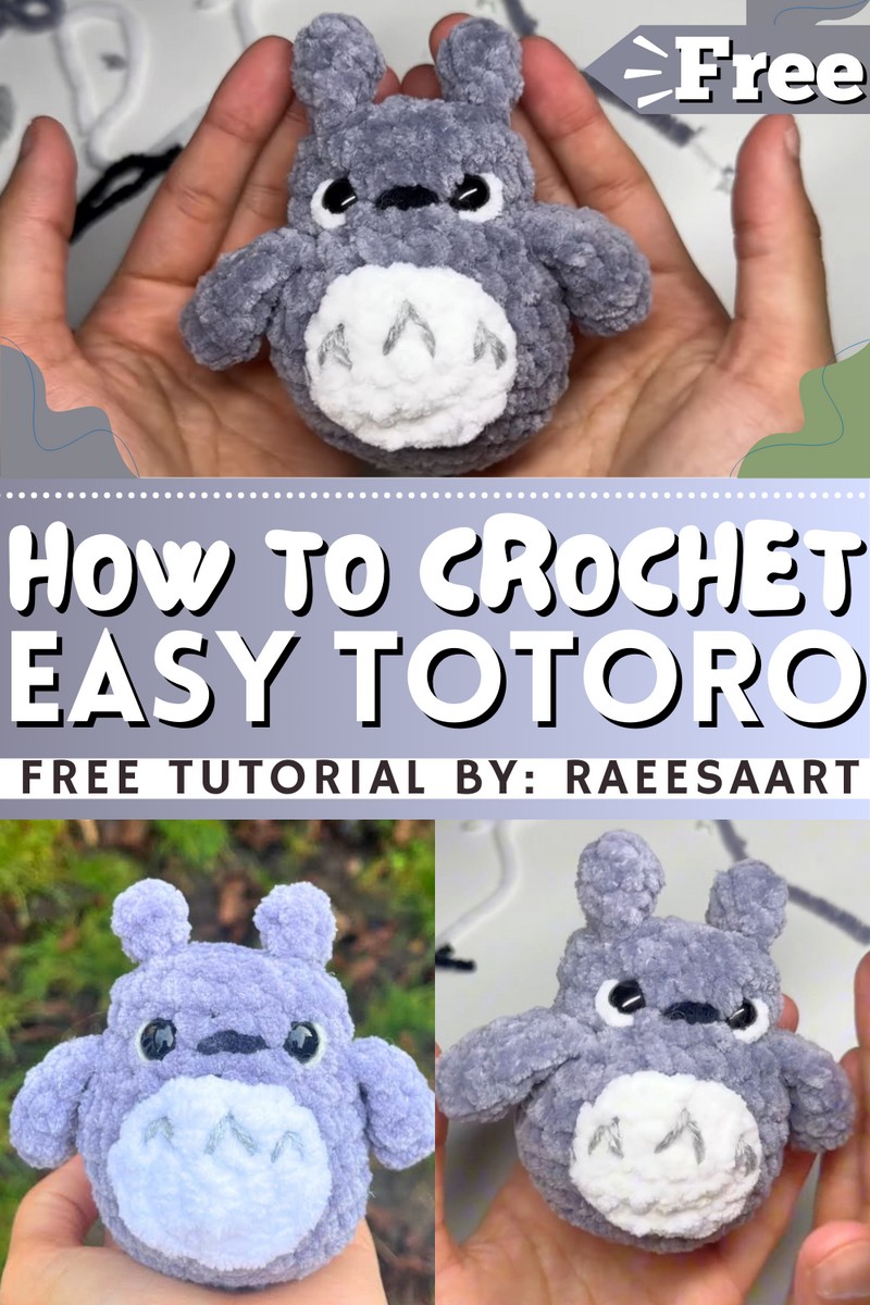 How To Crochet Easy Totoro