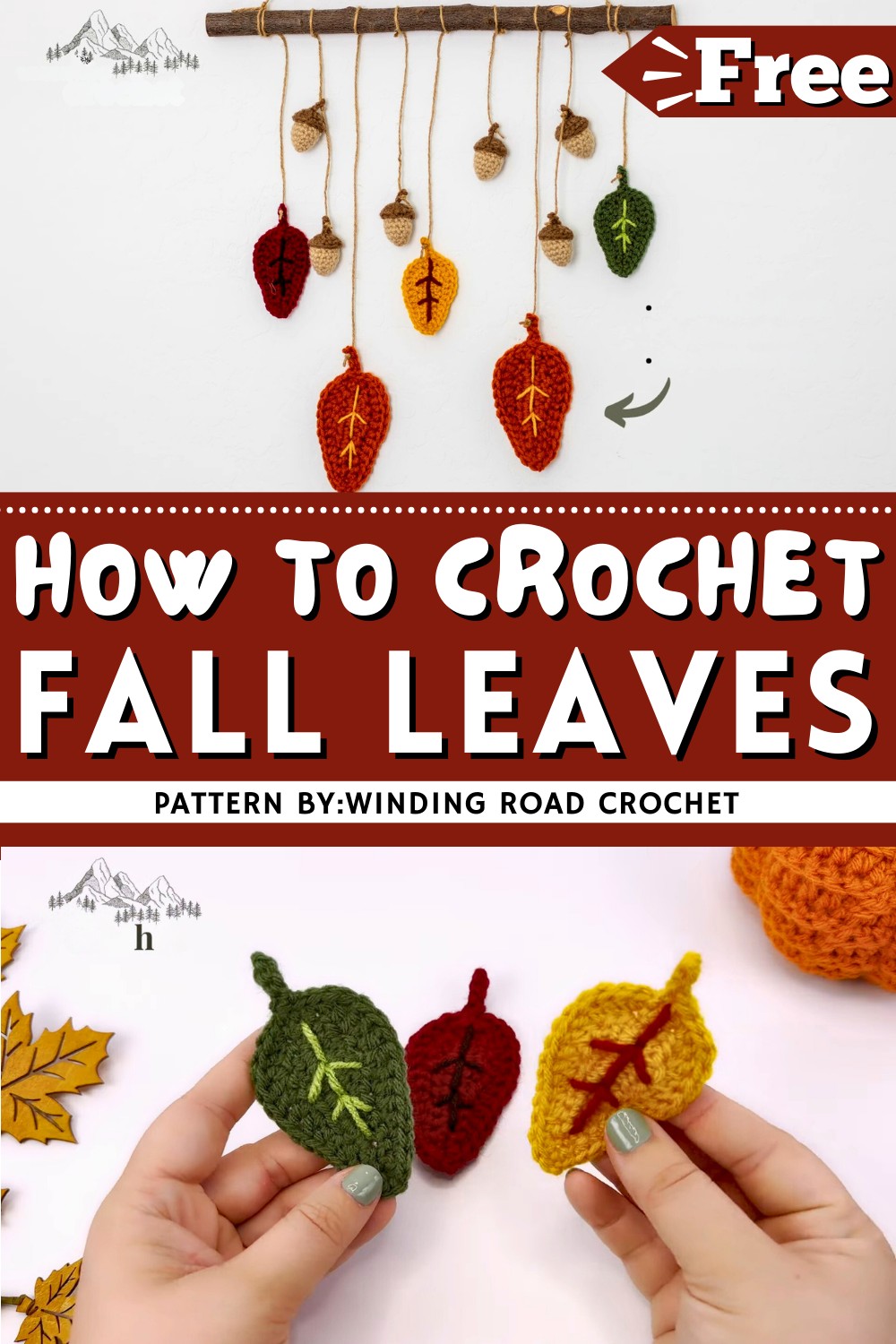 How To Crochet Fall Leaves