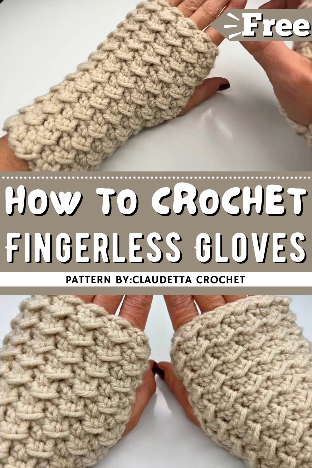 How To Crochet Fingerless Gloves