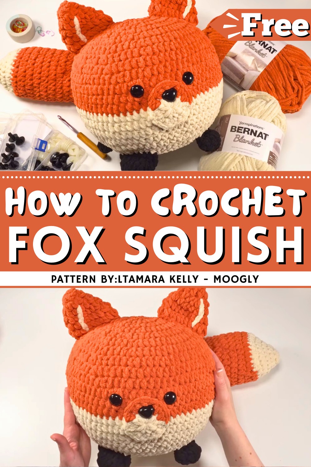 How To Crochet Fox Squish