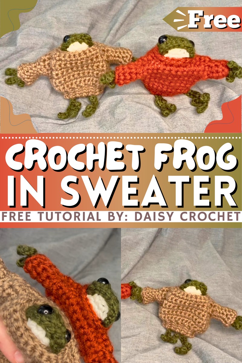 How To Crochet Frog In Sweater