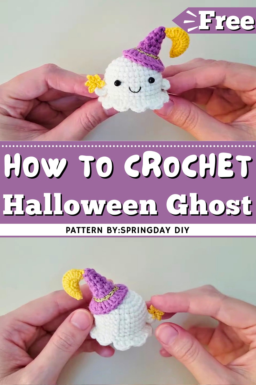 How To Crochet Halloween Ghost