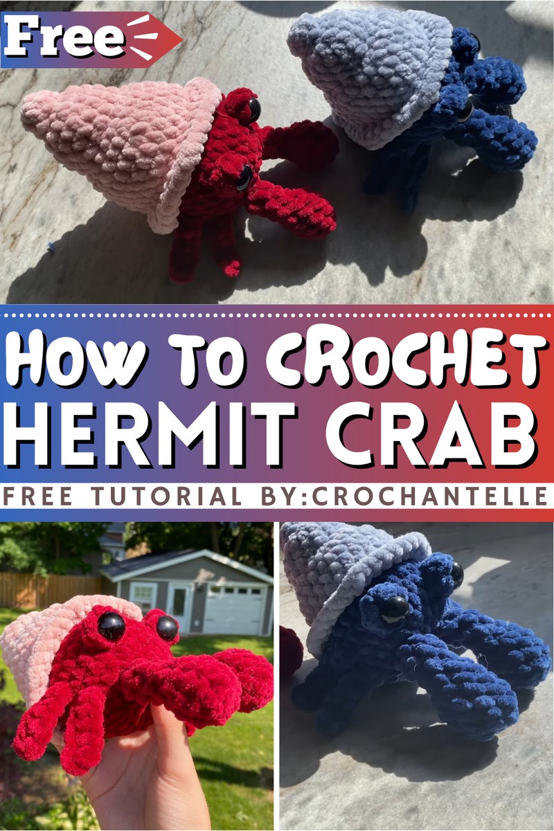 How To Crochet Hermit Crab
