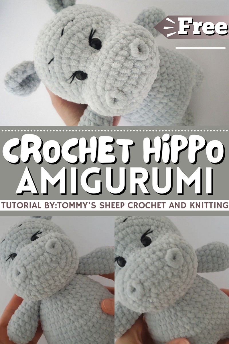 How To Crochet Hippo Baby Teether