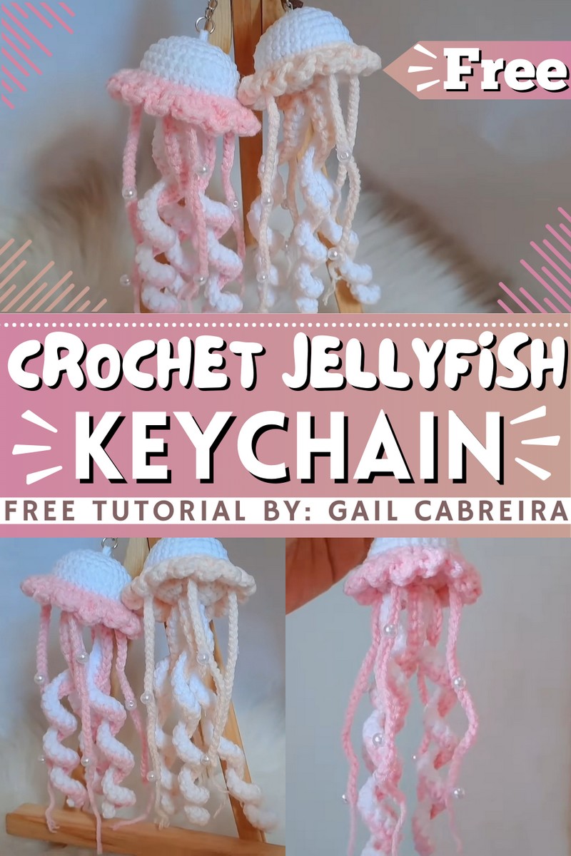 How To Crochet Jellyfish Keychain