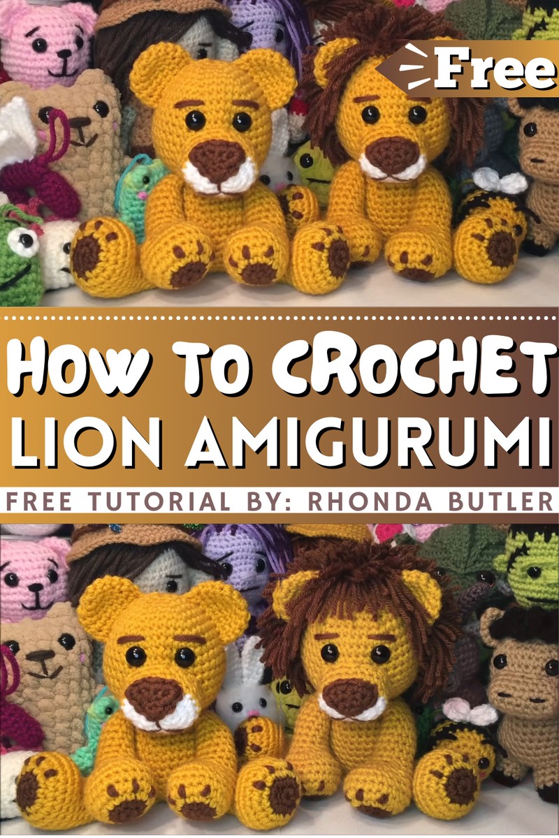 How To Crochet Lion Amigurumi