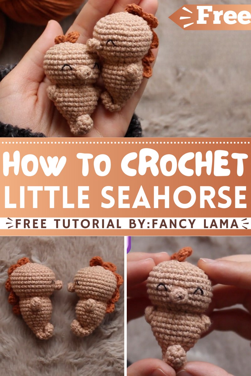 How To Crochet Little Seahorse