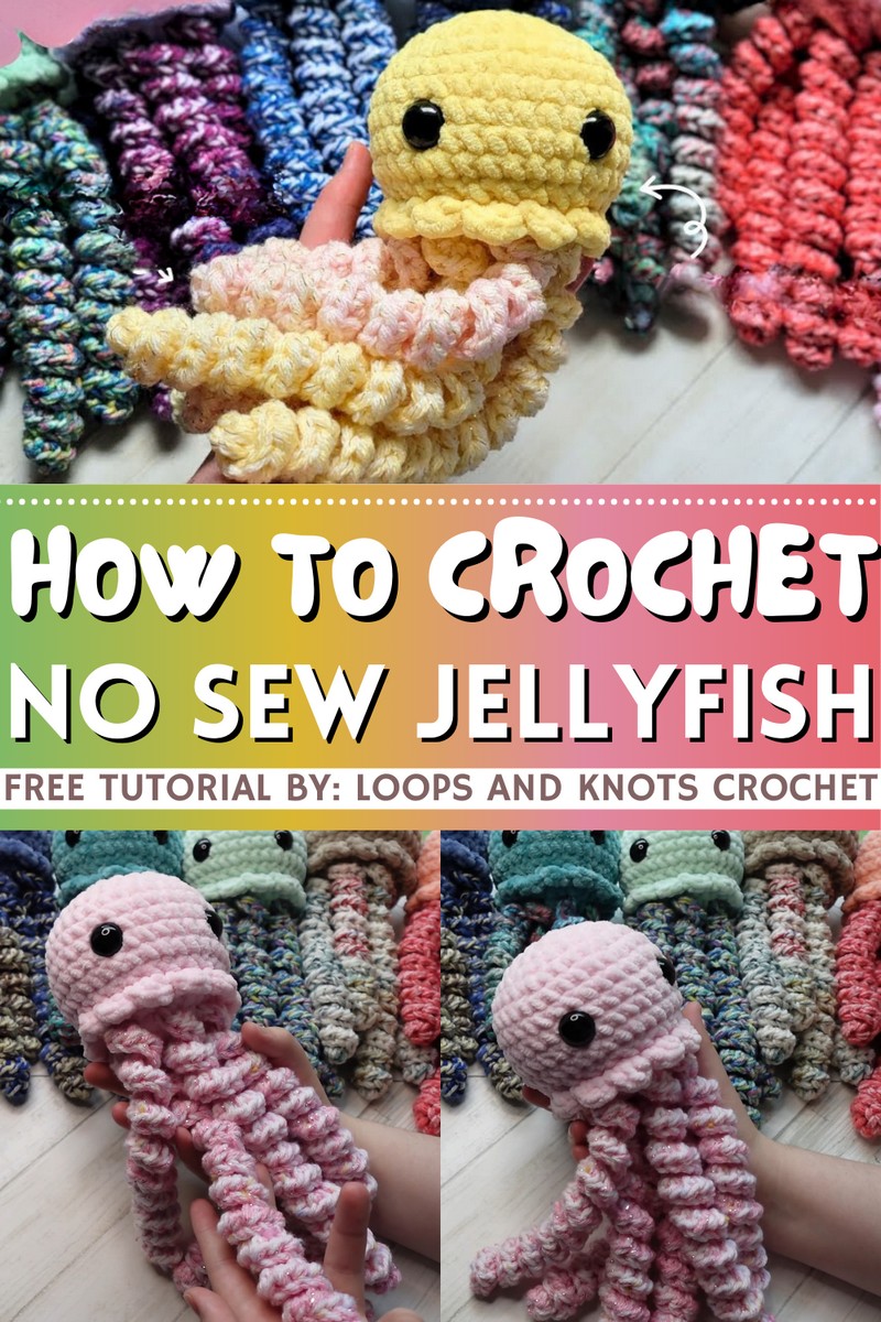 How To Crochet No Sew Jellyfish