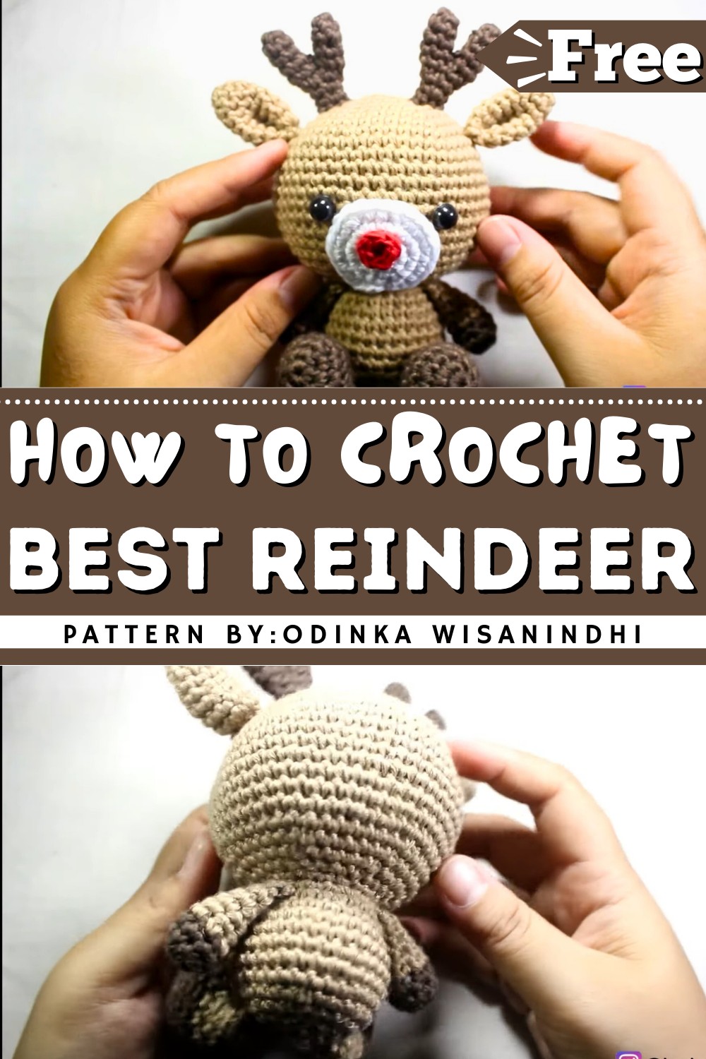 How To Crochet Reindeer