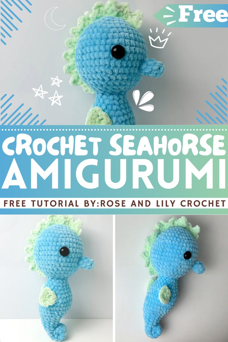 How To Crochet Seahorse Amigurumi