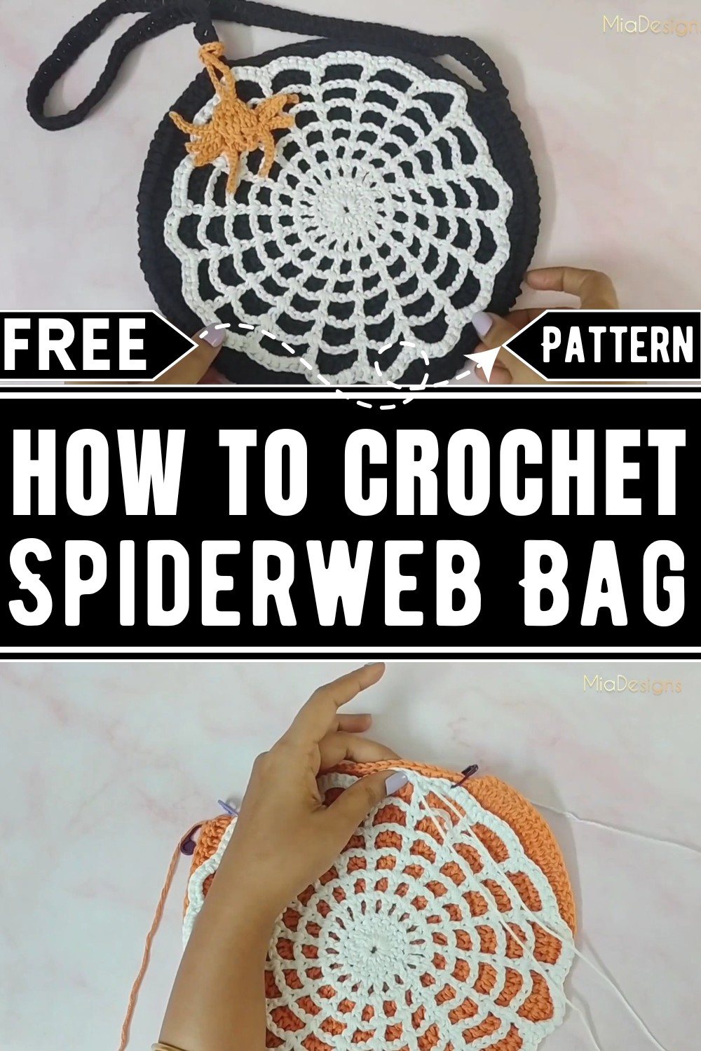 How To Crochet Spiderweb Bag