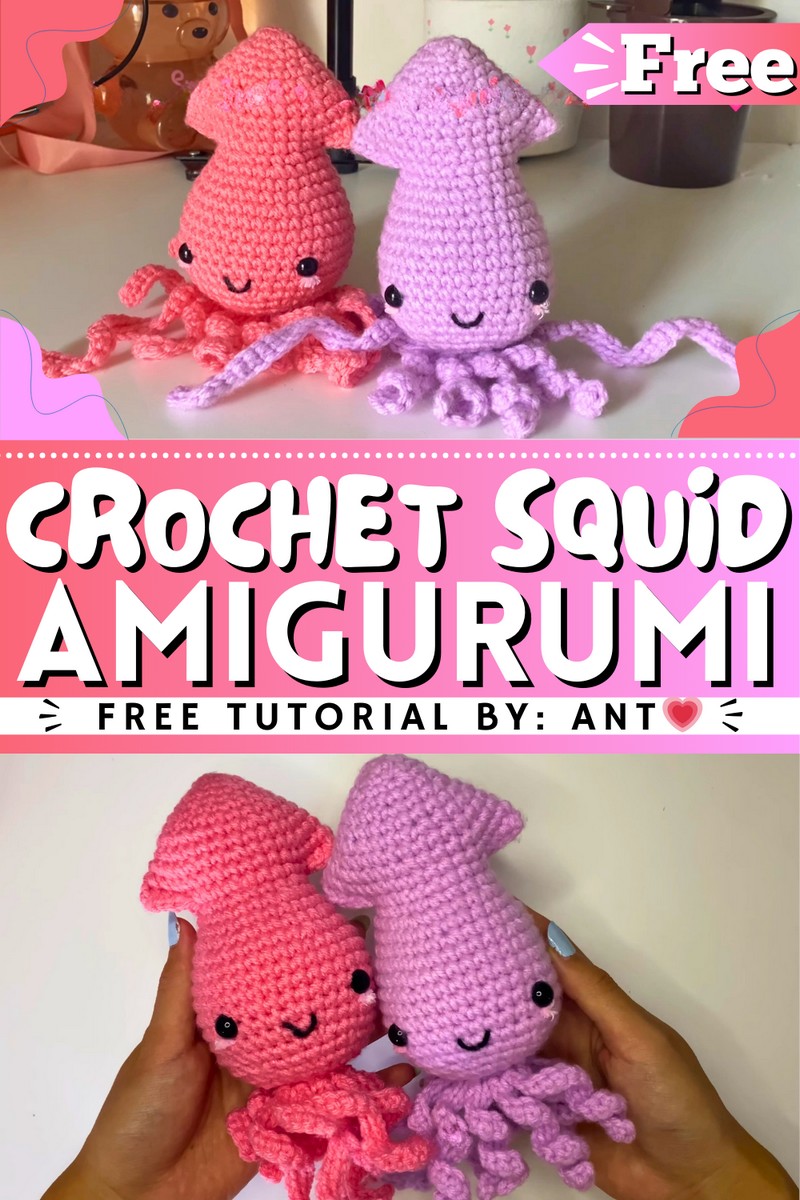 How To Crochet Squid Amigurumi