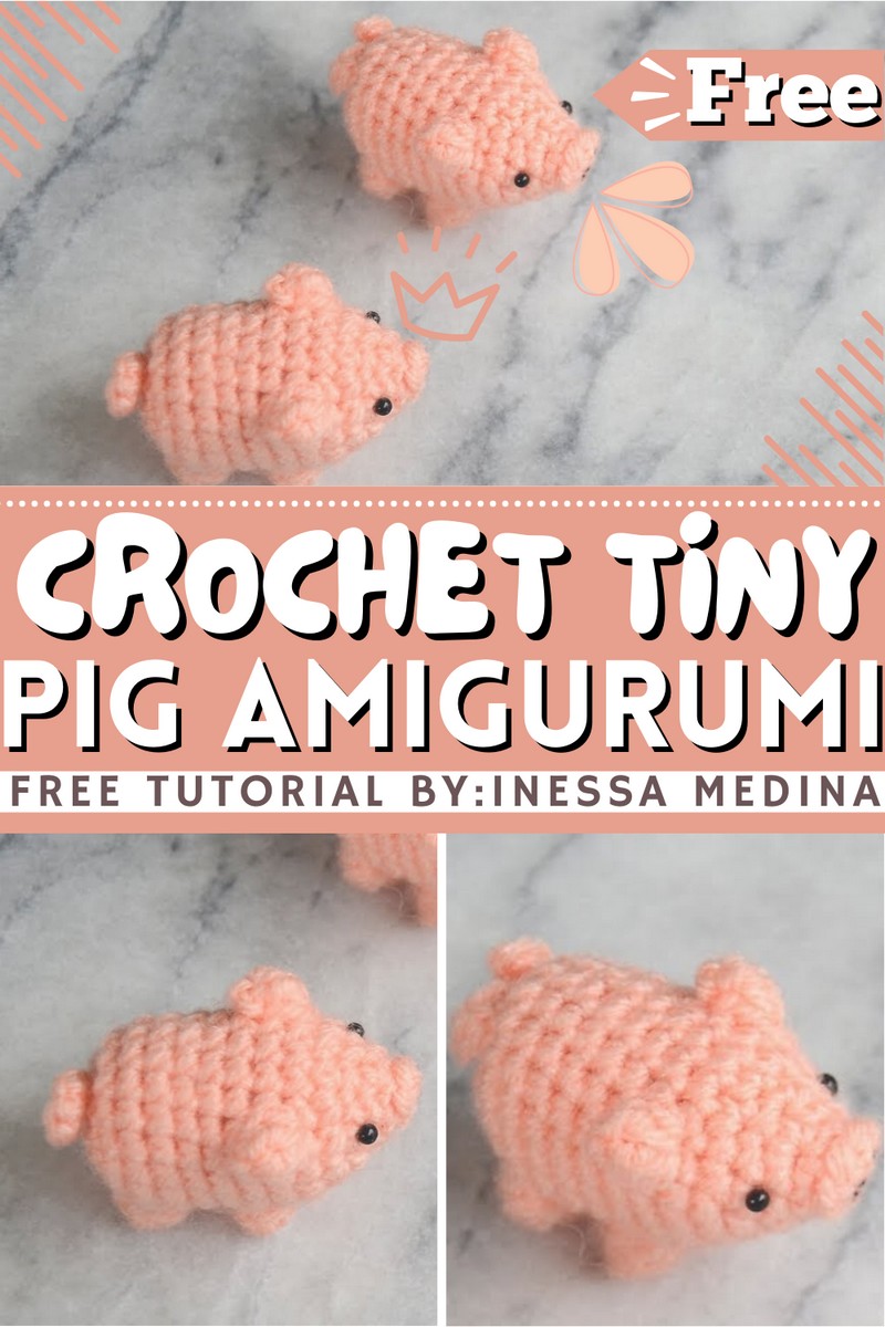 How To Crochet Tiny Pig Amigurumi