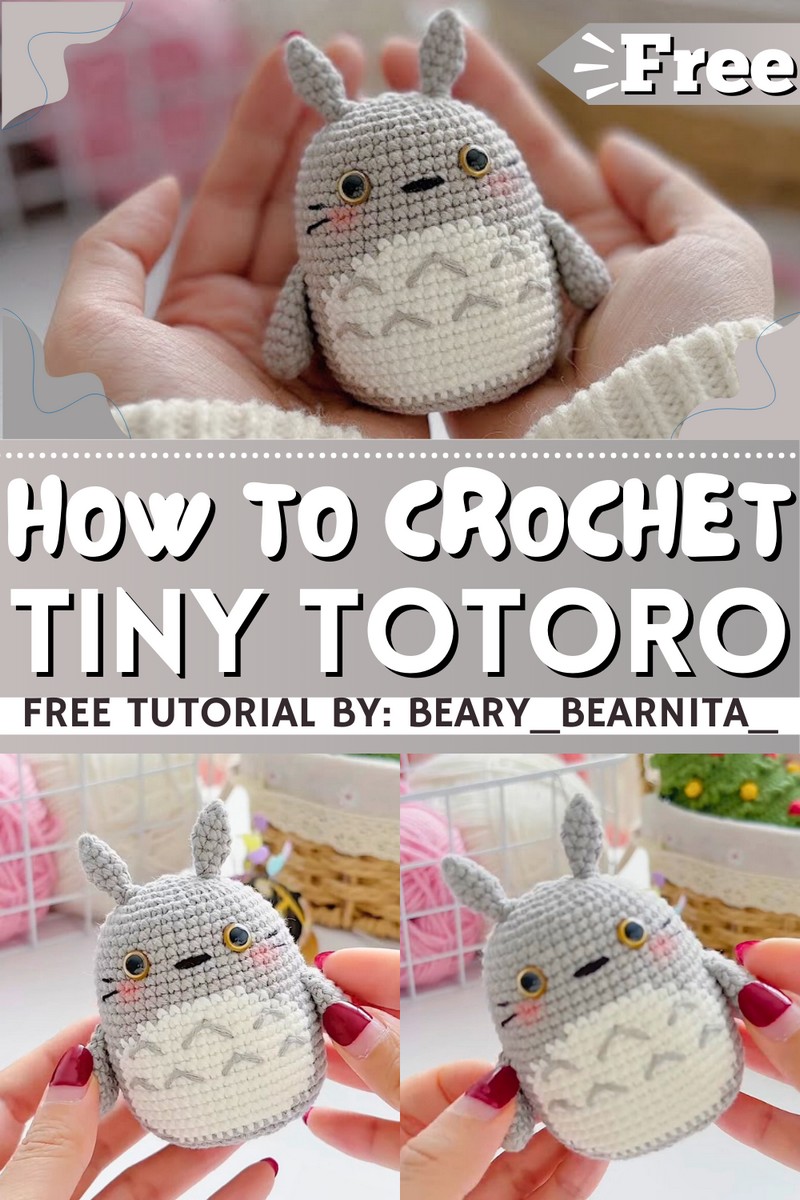 How To Crochet Tiny Totoro