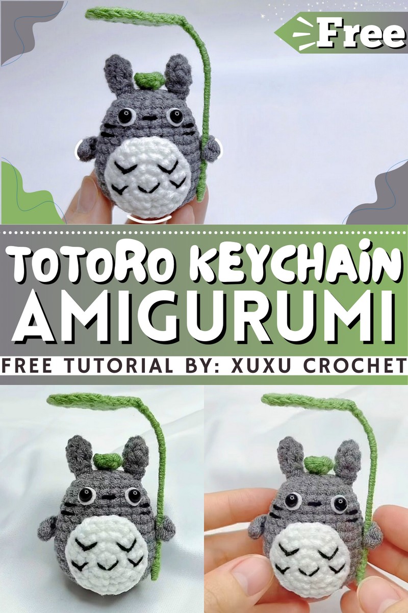 How To Crochet Totoro Keychain Amigurumi