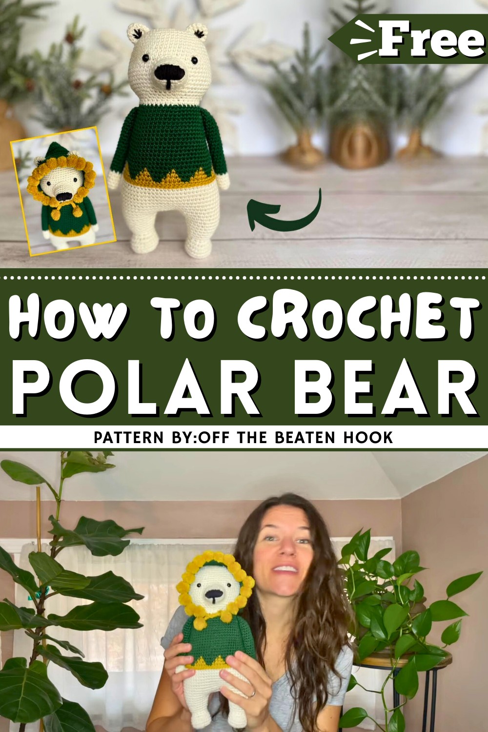 How To Make A Crochet Polar Bear