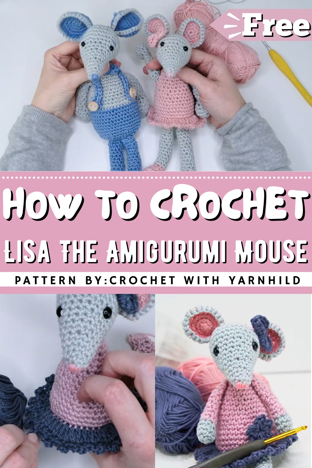 Lisa The Amigurumi Mouse