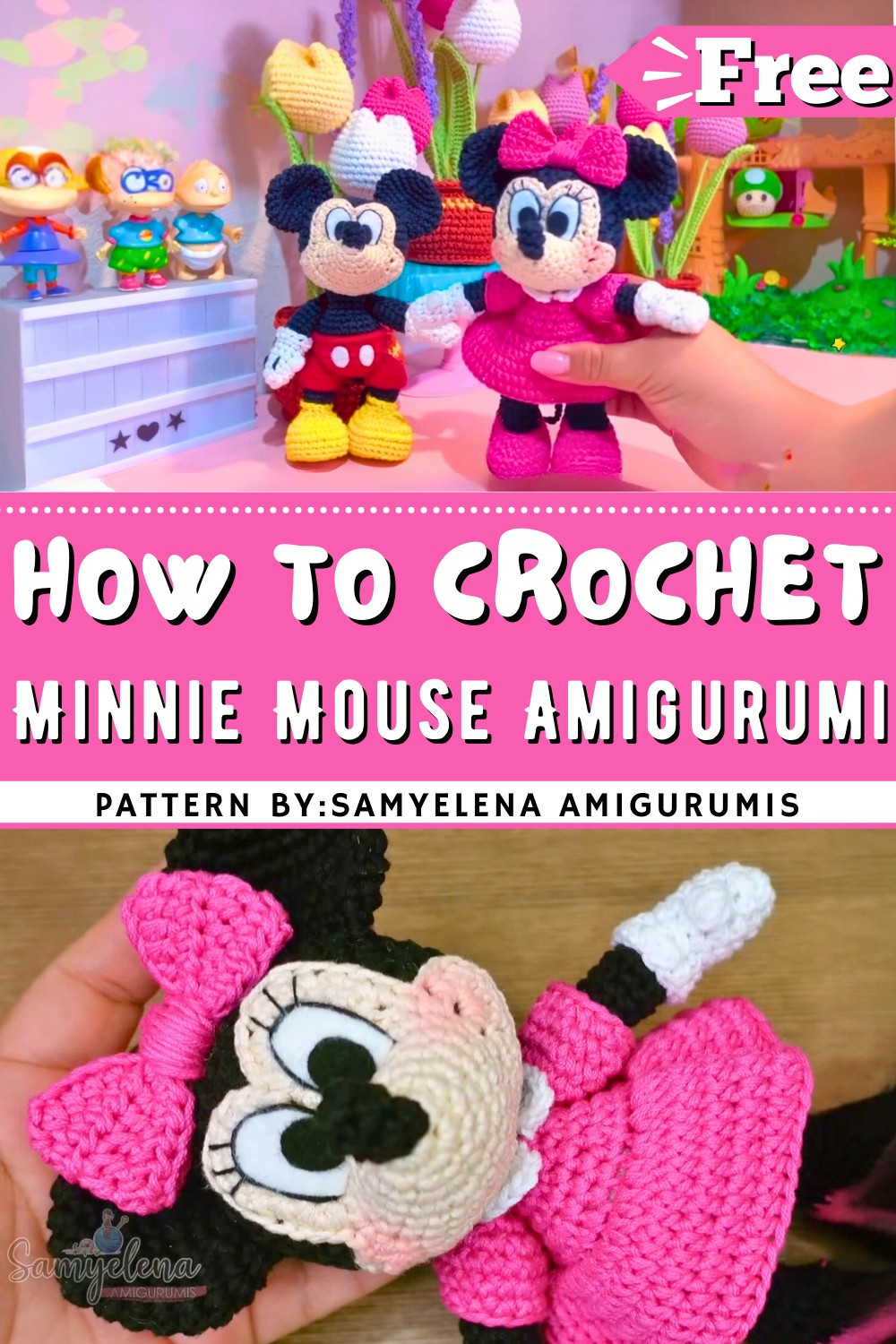 Minnie Mouse Amigurumi Tutorial