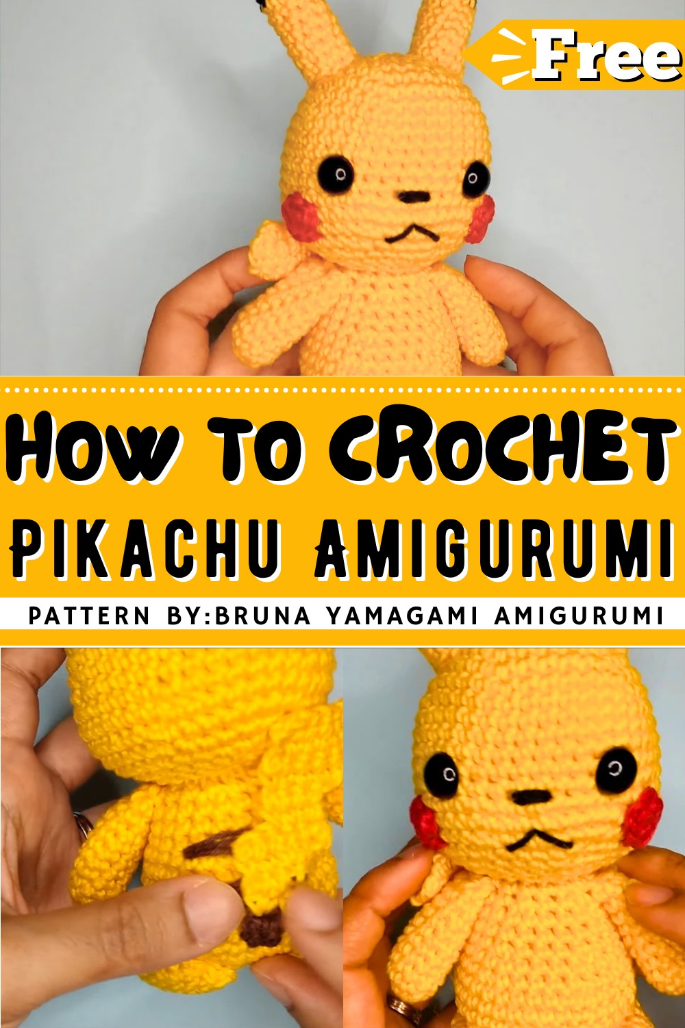 Pikachu Amigurumi