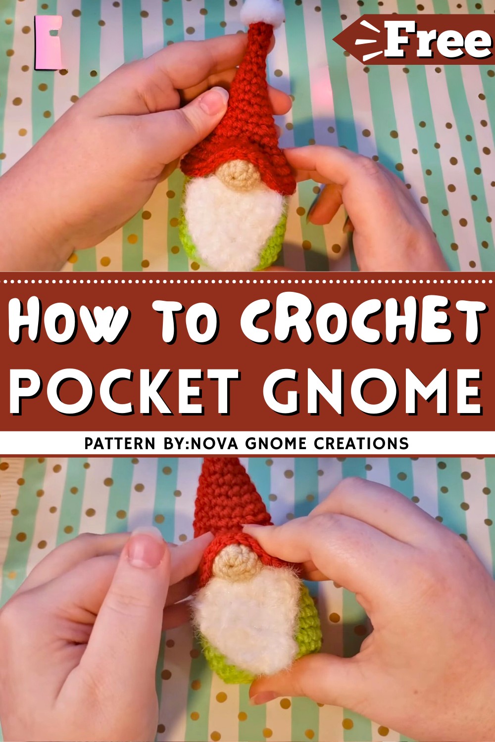 Pocket Gnome Crochet Tutorial