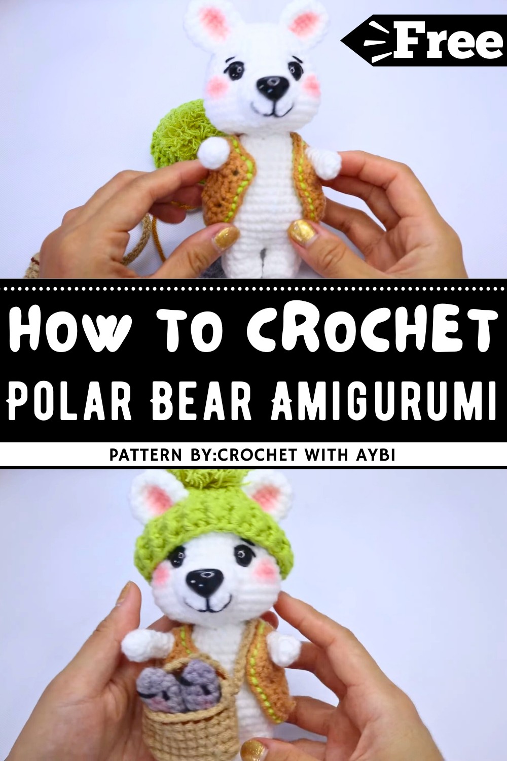 Polar Bear Crochet Amigurumi