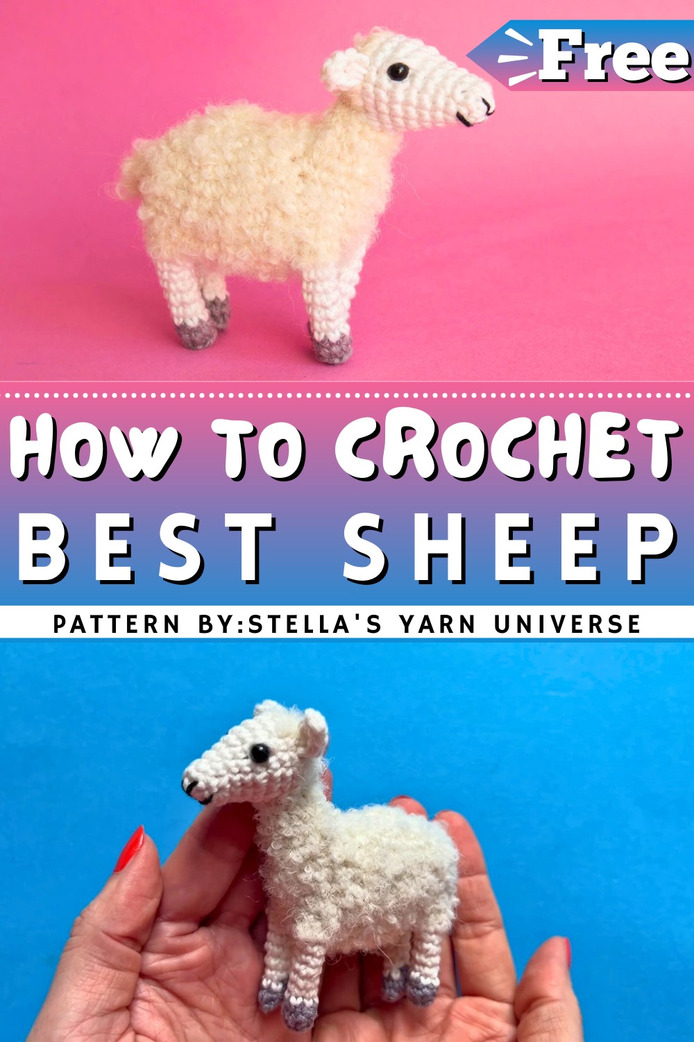 Sheep Crochet Tutorial