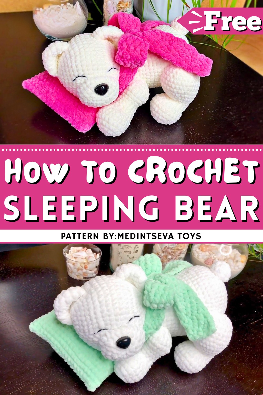 Sleeping Bear Crochet