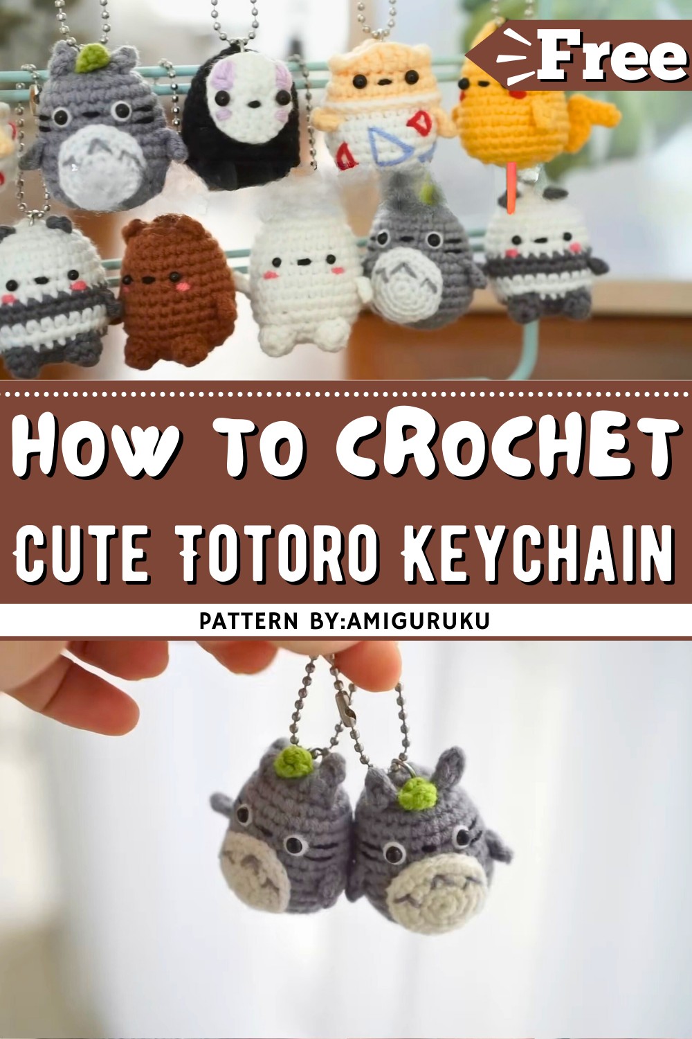 Super Cute Totoro Keychain