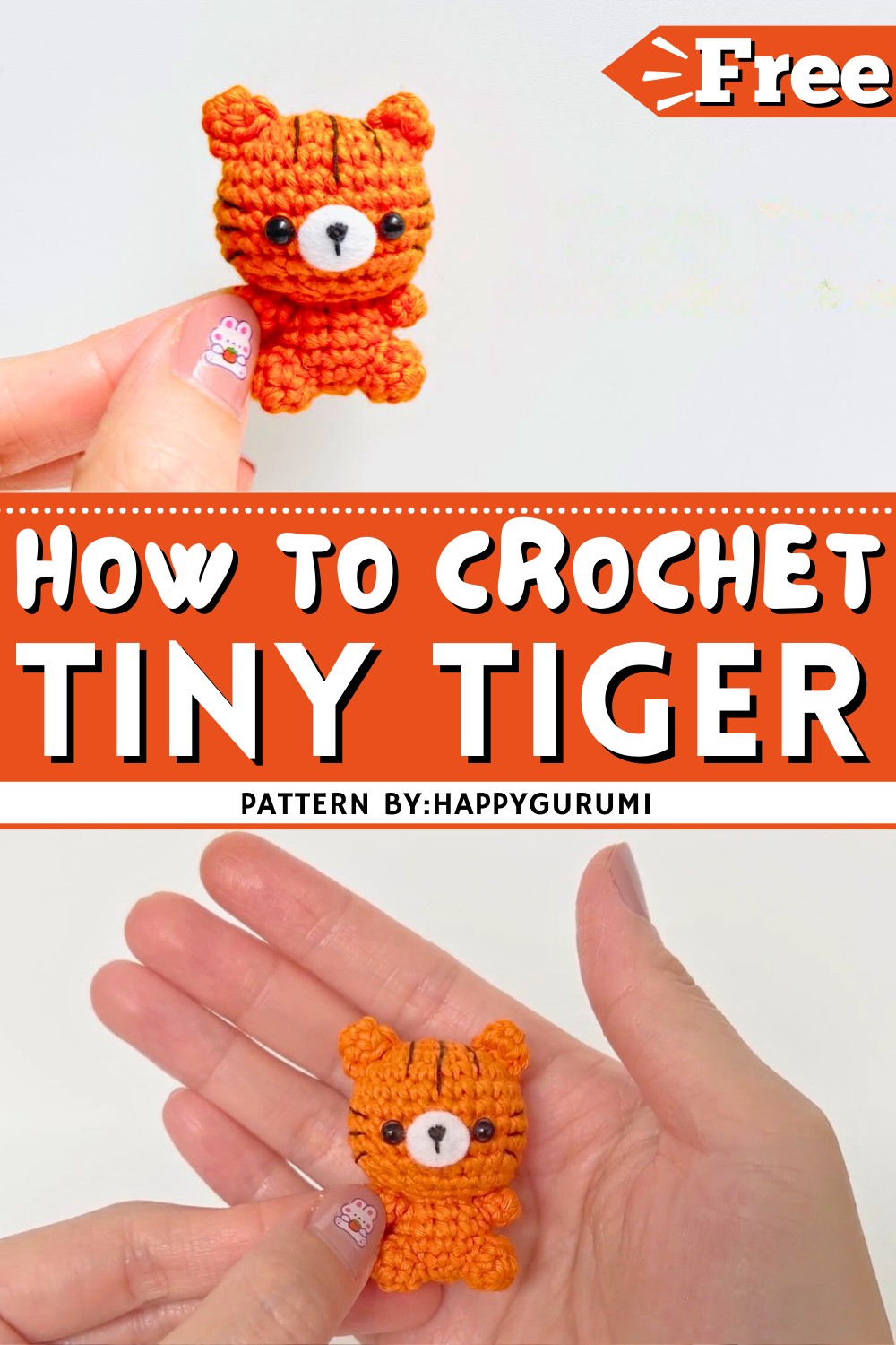 Tiny Tiger Amigurumi Crochet Tutorial