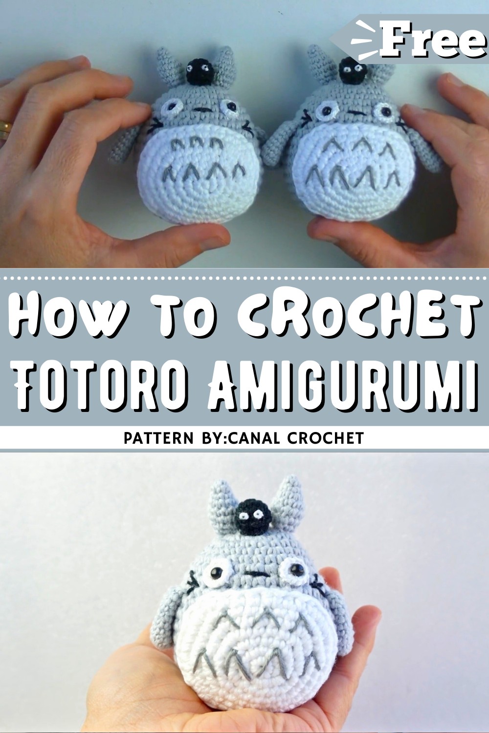 Totoro Amigurumi Tutorial