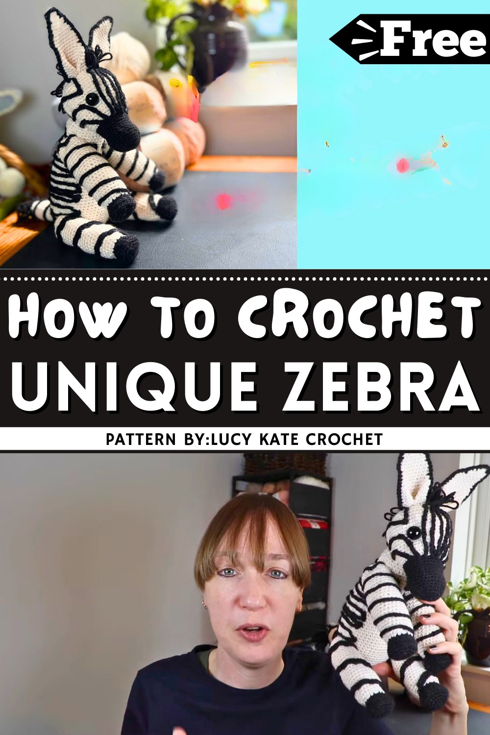 Unique Crochet Zebra Pattern