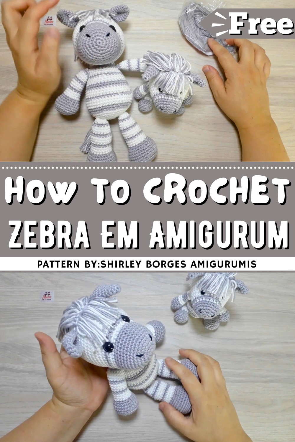 Zebra Em Amigurum