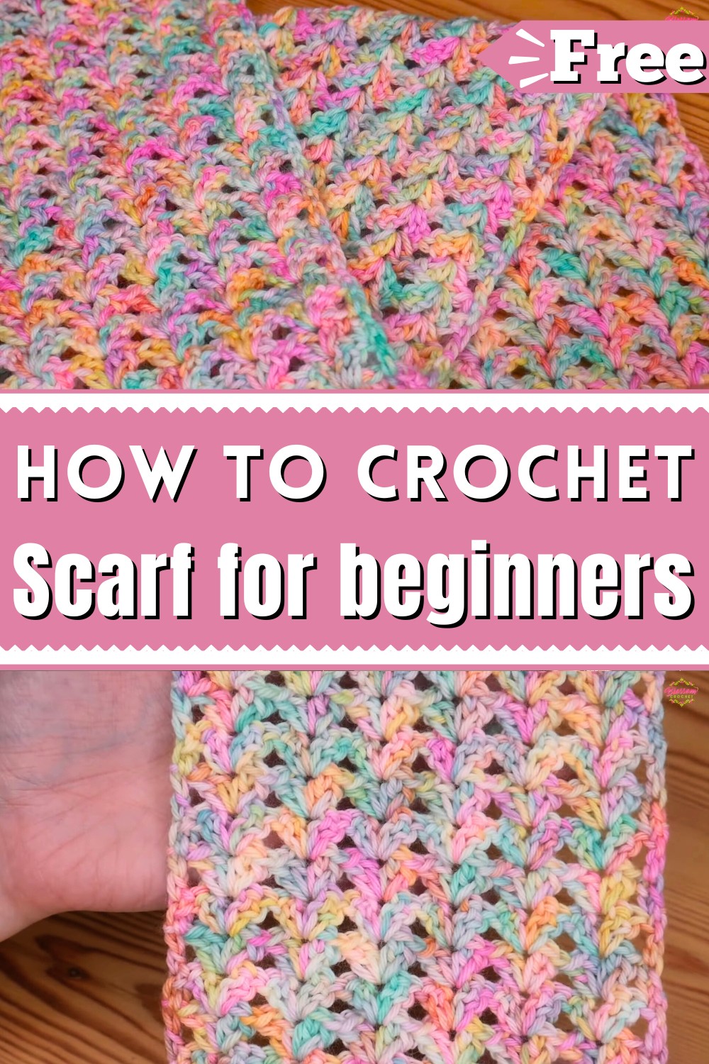 Crochet An Easy Scarf for beginners