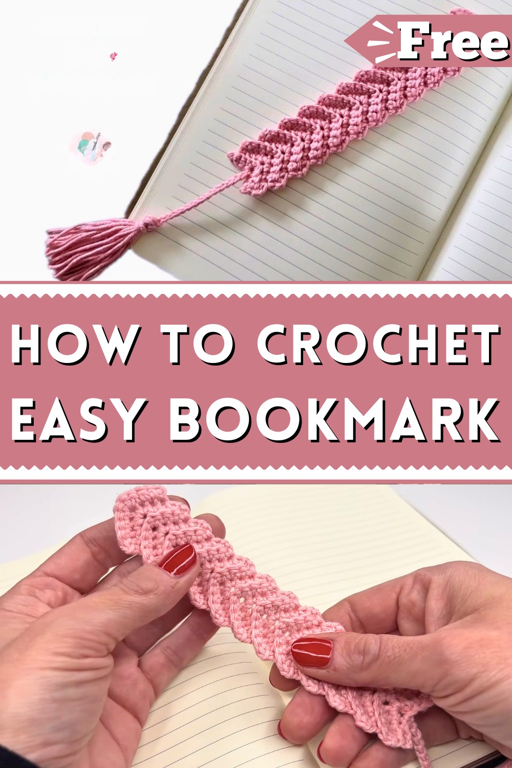 Crochet Easy Bookmark