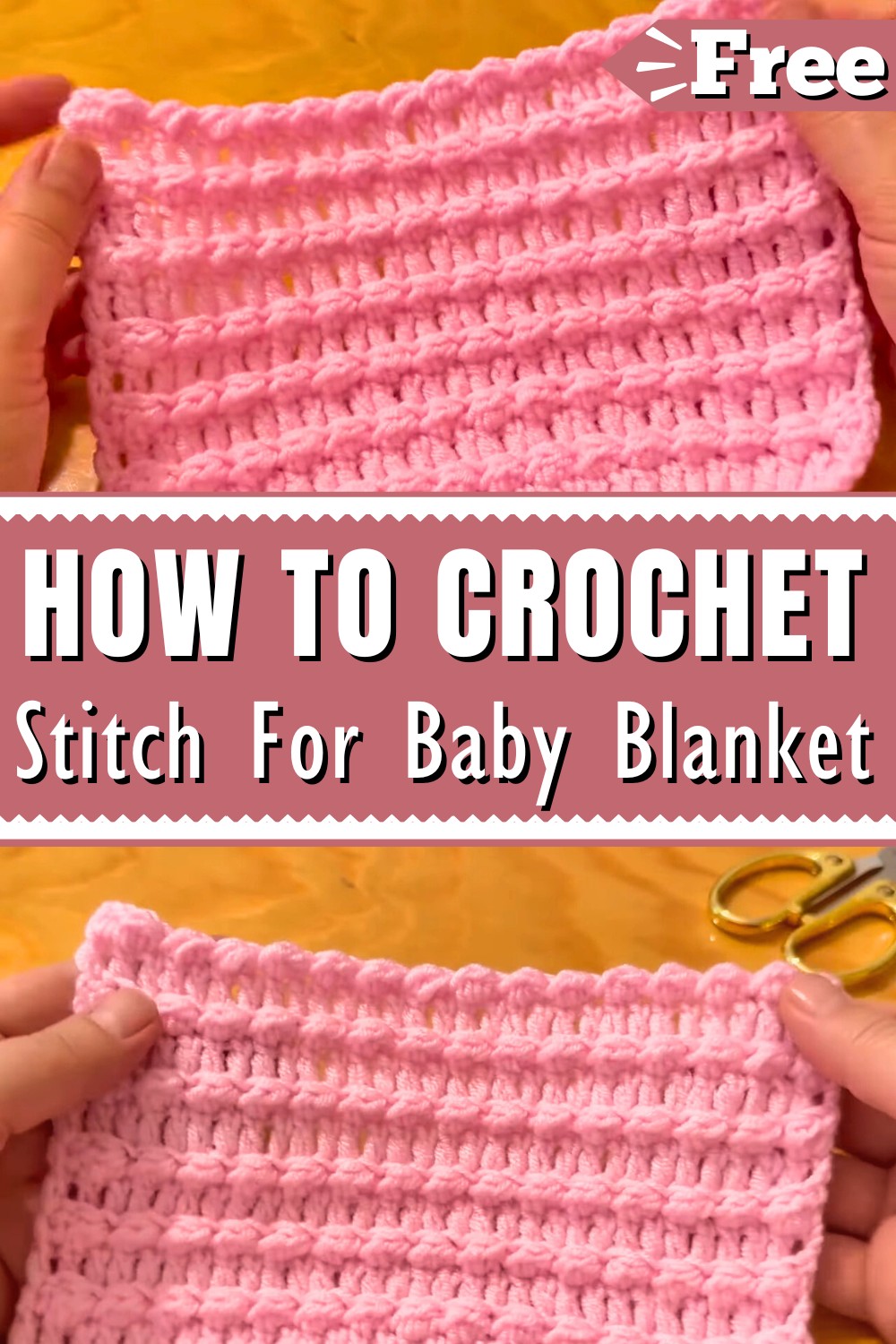 Crochet Easy Stitch For Baby Blanket