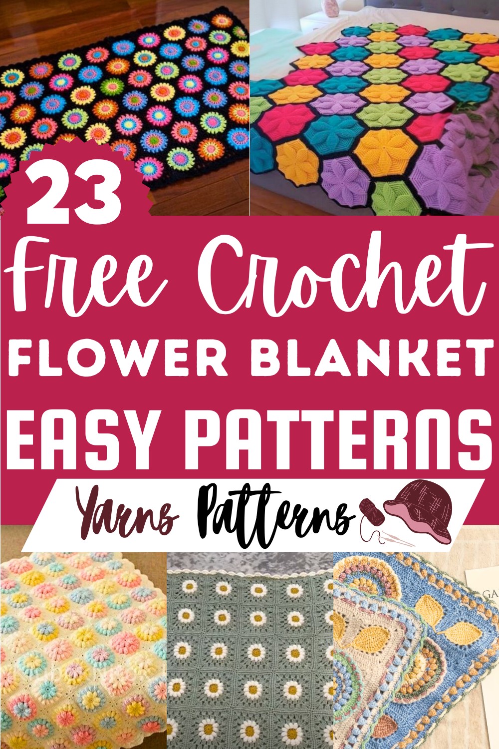 Crochet Flower Blanket Patterns