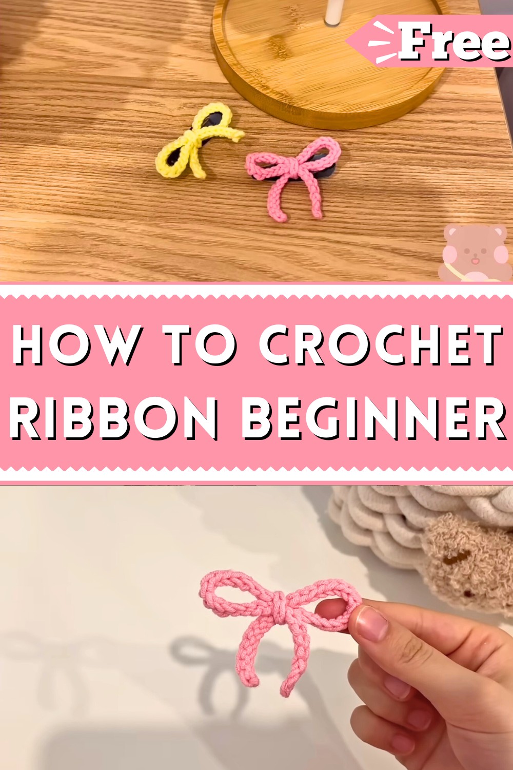 Crochet Ribbon Beginner
