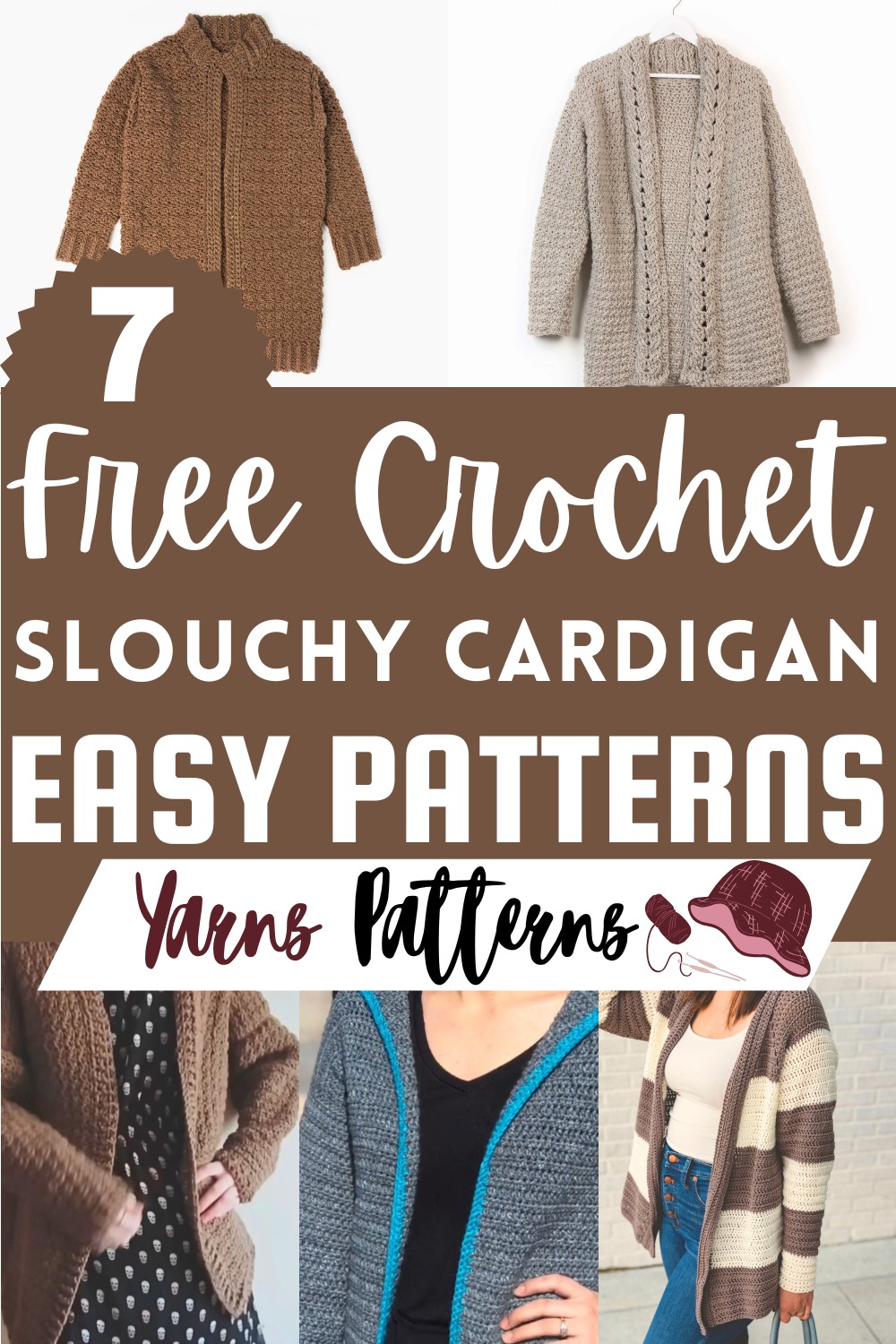 Crochet Slouchy Cardigan Patterns