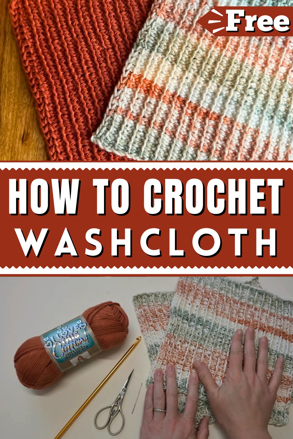 Crochet Washcloth Pattern