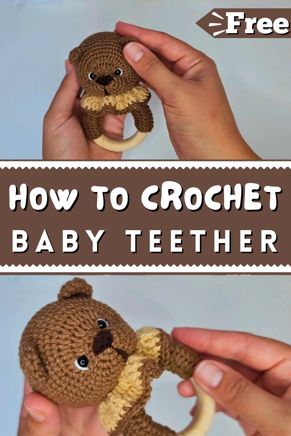 DIY Crochet Baby Teether