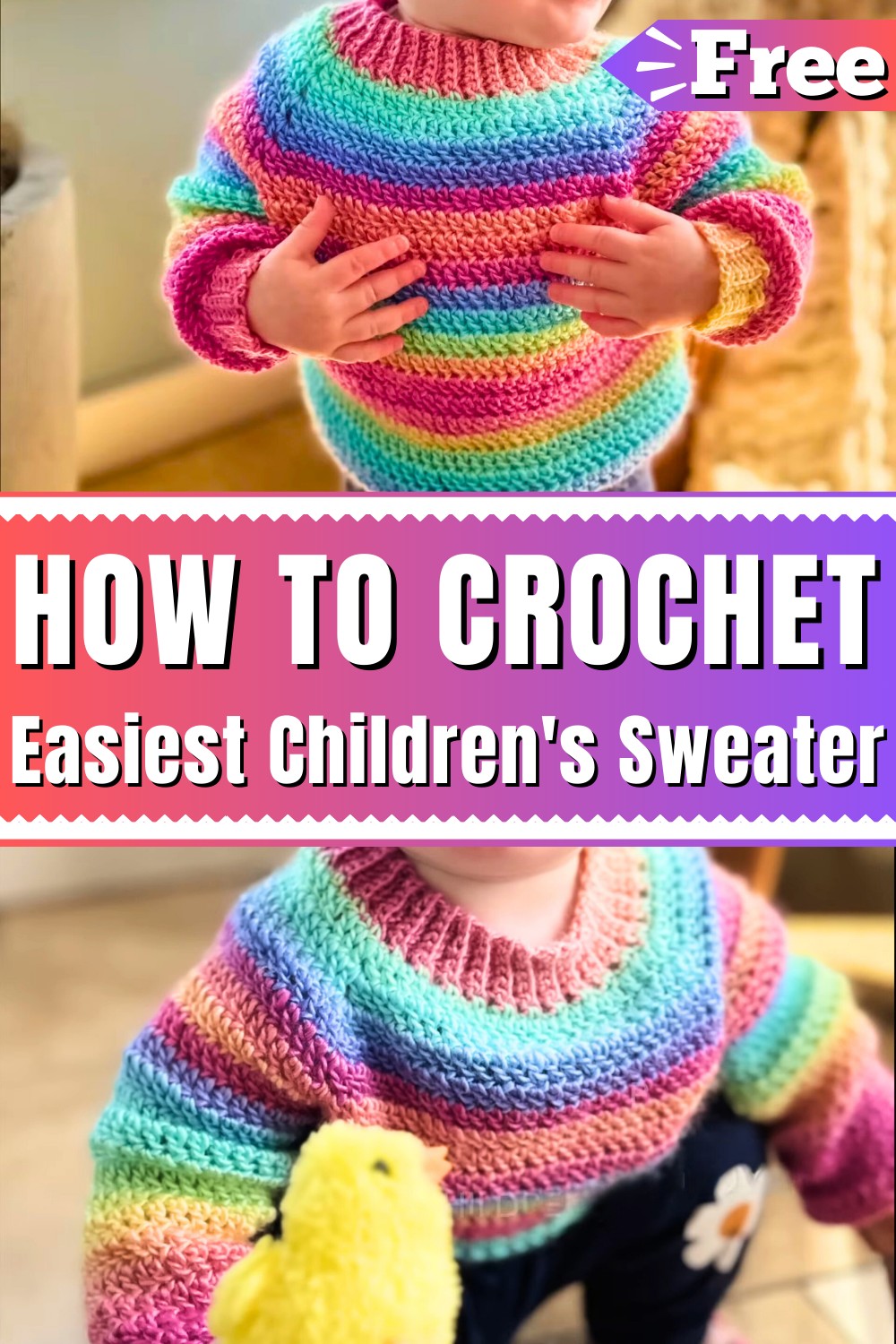 Easiest Children's Crochet Sweater