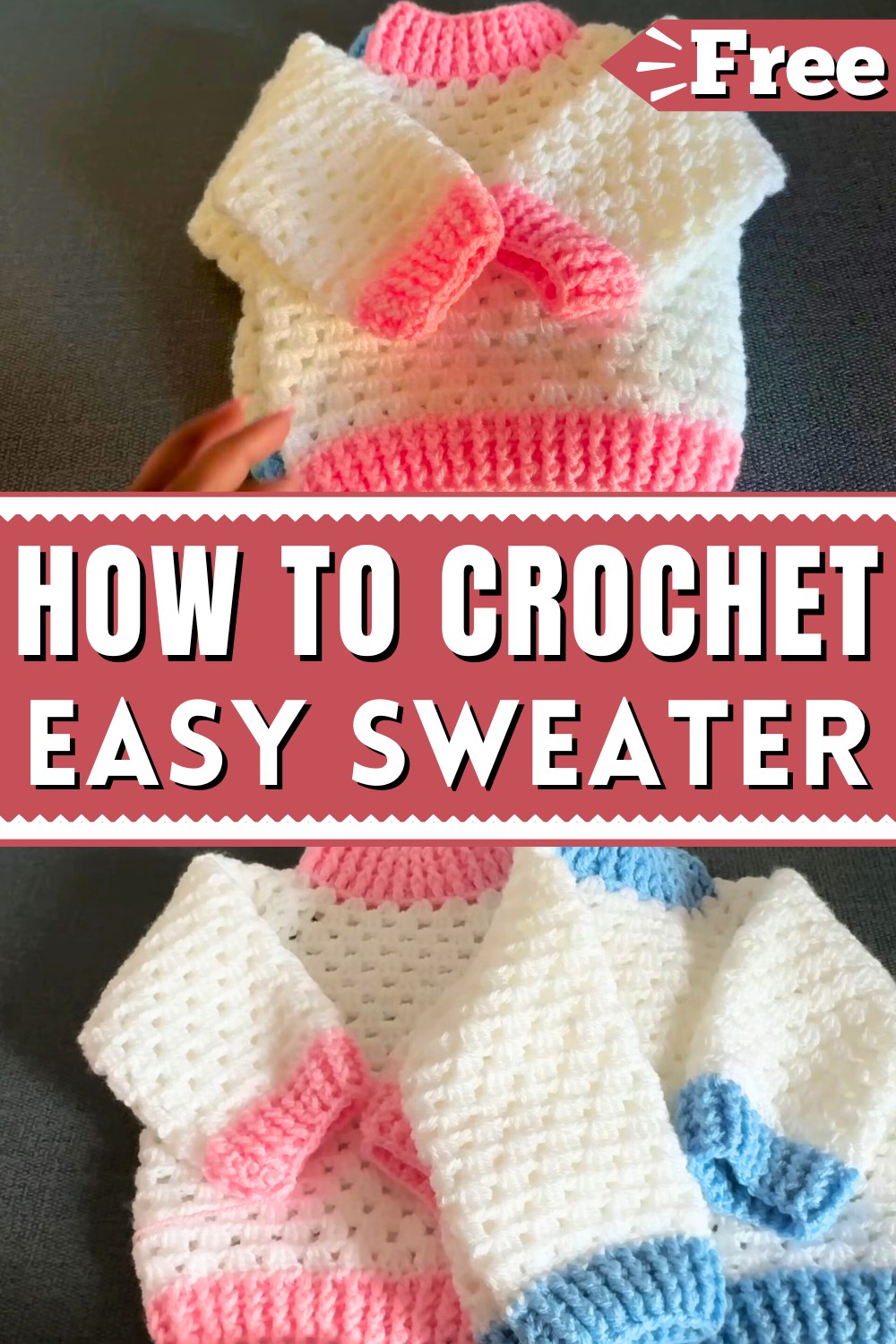 Easy Crochet Sweater