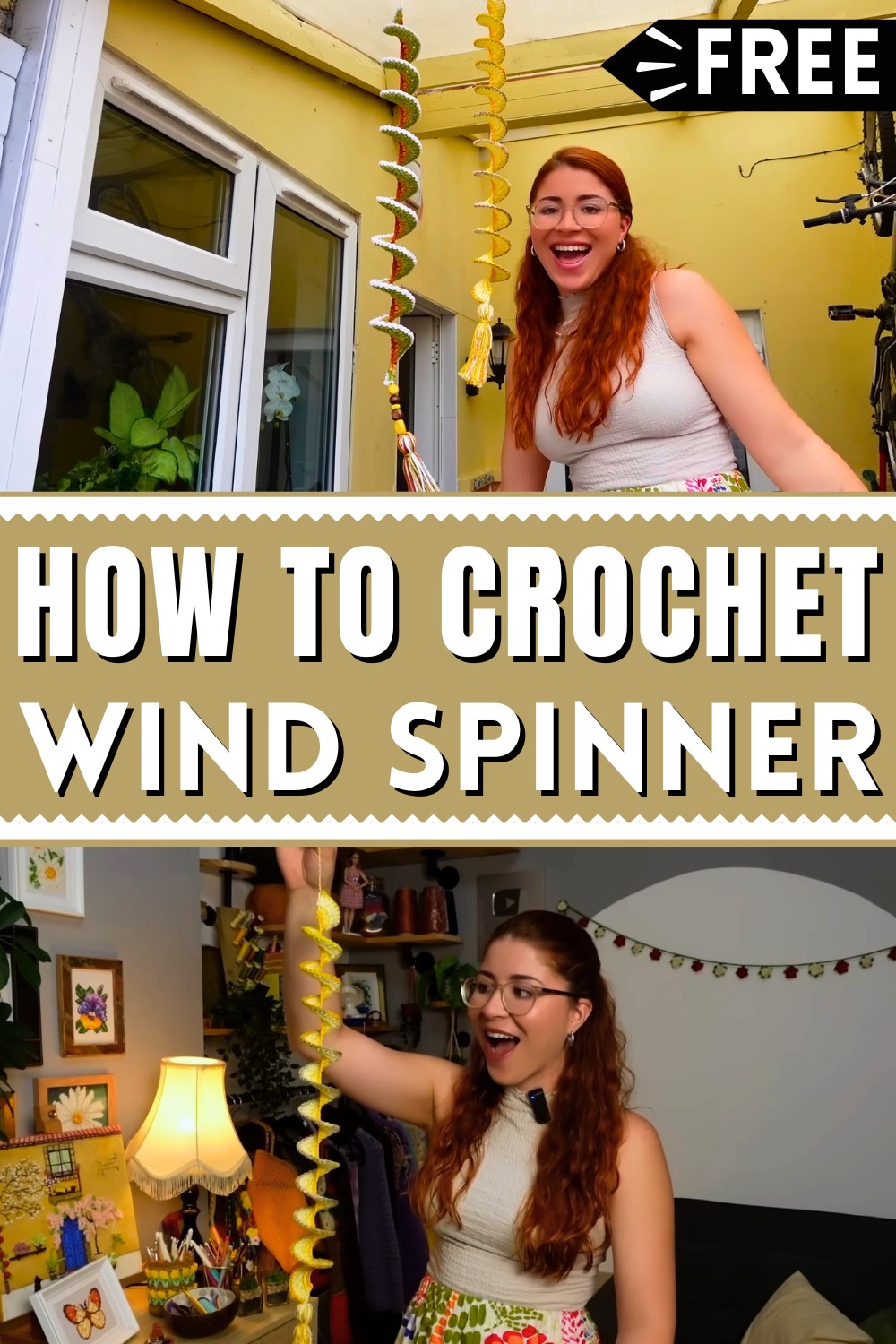 Easy Crochet Wind Spinner