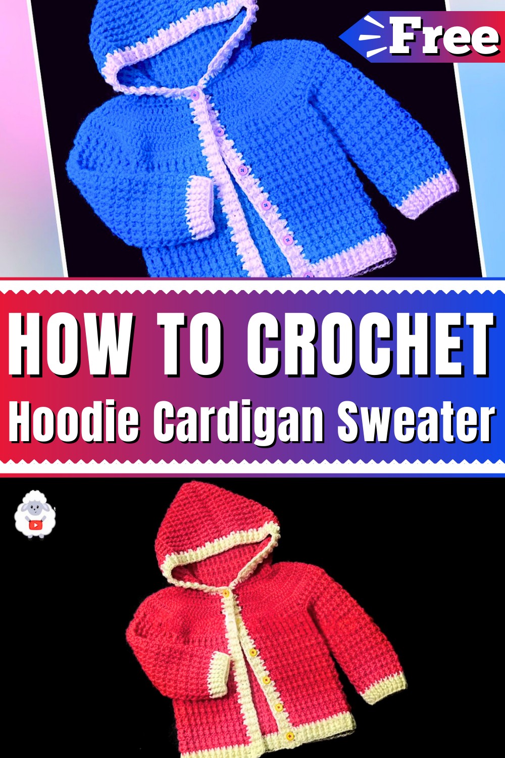 Easy Hoodie Cardigan Sweater Pattern